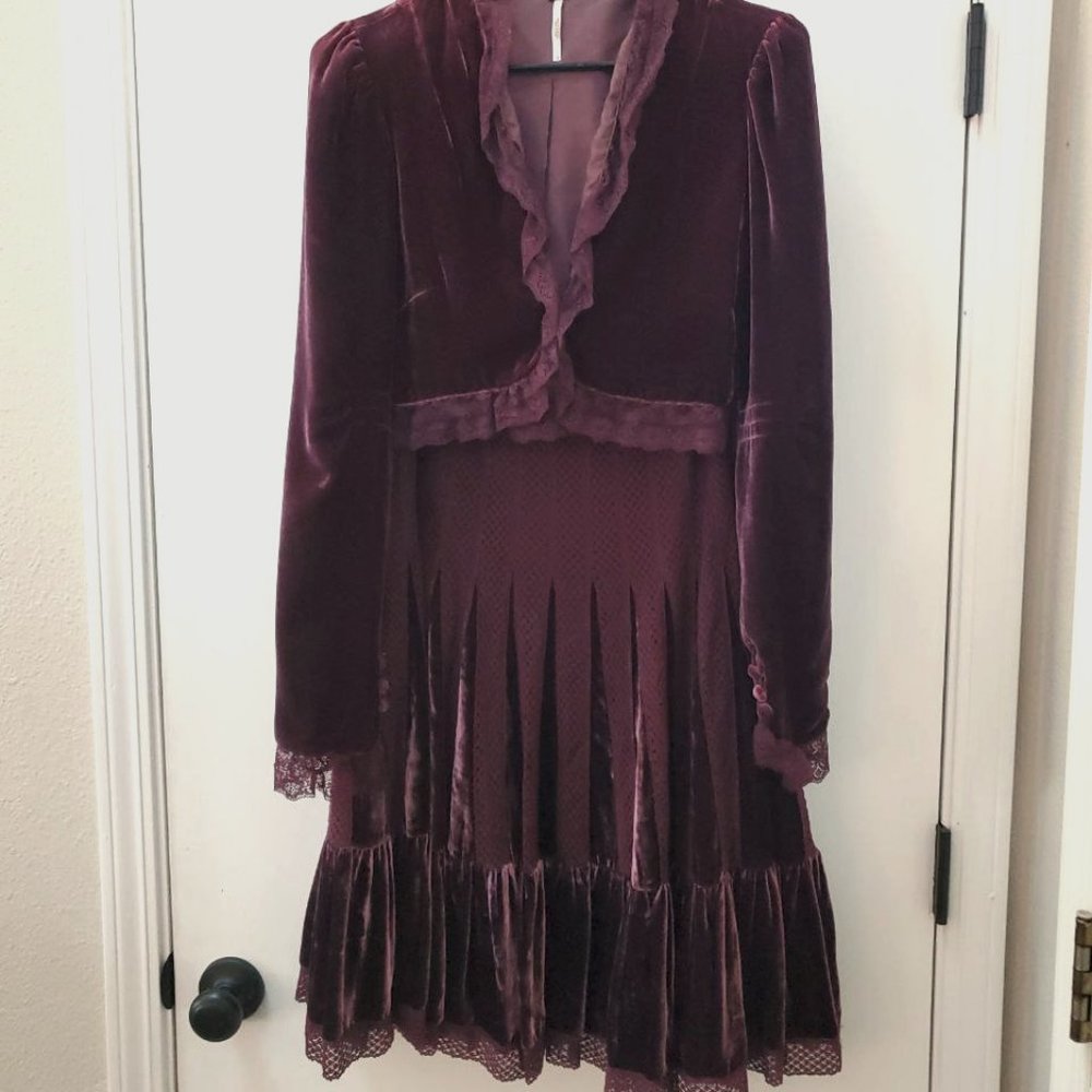 Velvet and Lace Free People Bolero and Skirt Gothic